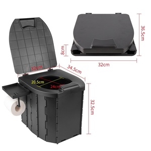 Inodoro Portátil Plegable para Camping, Coche, Niños y Adultos, con Tapa, para Uso en Exteriores - Product Image 2