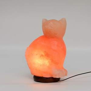 Lámpara de Sal del Himalaya, Luz de Sal Rosa Natural con Forma de Animal, Diseño Moderno, Resistente al Fuego, para Sala de Estar y Cocina - Product Image 3