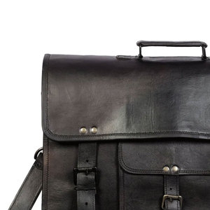 Sacs pour ordinateur portable en cuir fabriqués par OEM pour hommes et femmes, élégants et tendance, à motif uni. - Product Image 6