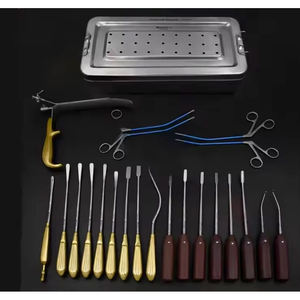 Juego de 23 instrumentos de cirugía plástica para lifting facial endoscópico, disección rapastoriana - Product Image 2