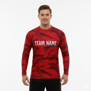 เสื้อยืดแขนยาวสำหรับผู้ชายผู้หญิงเสื้อยืดออกแบบตามสั่ง - Product Image 3