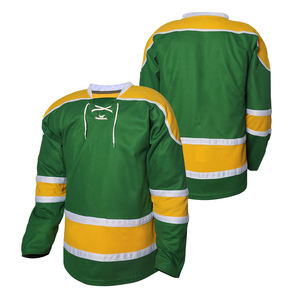 Jersey de Hockey sobre Hielo para Hombre, Corte Atlético, Ajuste Entallado, Cómodo, Flexible, Transpirable, que Absorbe la Humedad - Product Image 3