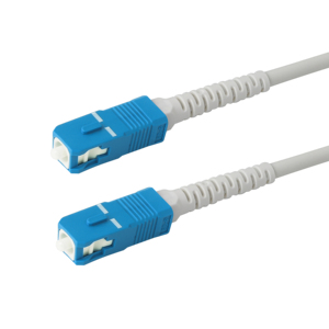 Cable de Fibra Óptica SpeedyFiberTX de 80 Metros, 3.0mm, SC/U a SC/U, Blanco, LSZH Premium, FTTH, Simplex, Monomodo G657A1, LC, 3 Años de Garantía - Product Image 1