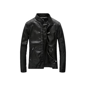 New Design Genuine Leather Jacket <b>Men</b> Waterproof Breathable Eco-Friendly Professional High Quality Fashionable Stand Winter - Product Image 3