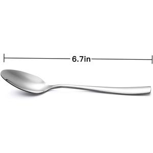 Set di 12 Cucchiaini da Tè in Acciaio Inox da 6,7 Pollici per Caffè e Tè, Utensili Durevoli ed Elegantemente Progettati - Product Image 2