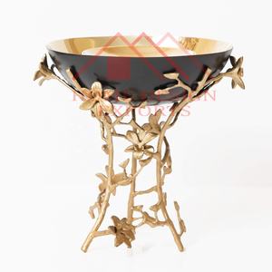 Extrêmement bonne conception bol décoratif en aluminium de taille personnalisée pour fruits et noix bol décoratif de service ustensiles de cuisine - Product Image 2