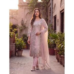 Ensemble de costume de mariage pour femmes, au design élégant, idéal pour les fêtes et les événements traditionnels. Achetez directement auprès du fournisseur. - Product Image 2