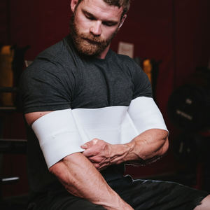 Soporte de Codo para Levantamiento de Pesas con Sublimación para Entrenador de Gimnasio, Soporte de Pecho para Press de Banca, Sling Shot para Fitness - Product Image 2