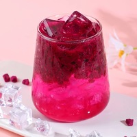 8*8Mm Rood Hart Dragon Fruit Thee In Blokjes Gevriesdroogd Knapperig 0 Toegevoegde Suiker Groothandel Voor Snacks/Bakkerij/Toppings/Thee