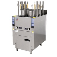 Échantillon Gratuit - Cuiseur à Nouilles Automatique Haute Performance 12KW à Six Têtes - Appareil de Cuisine Commercial pour Restaurants et Zones de Restauration