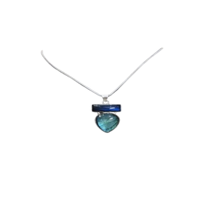 Colgante de Labradorita Natural, Amuleto de Moda, Accesorio Elegante y con Estilo - Product Image 4