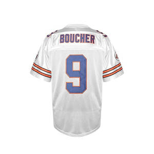 Maillot de football américain en maille polyester de haute qualité, personnalisé OEM, respirant, coupe ample, vêtement de sport, sublimation, logo personnalisé - Product Image 2