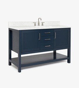 Mueble de Baño Rebekah de 54 Pulgadas con Lavabo Individual, Solo Mueble, 3 Opciones de Acabado, Directo de Fábrica, Vietnam - Product Image 2