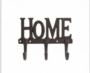 Premium Home Letter Wall Mounted <b>Hooks</b> Cast Iron With Stylish Design Perfect For Home <b>Decoration</b> And Organizing <b>Coats</b> Hats Key - Product Image 3