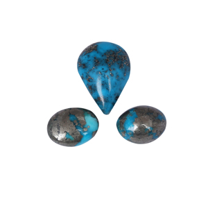 Turquesa Azul Natural al por Mayor, Cabujón en Forma de Pera, Piedra Preciosa Suelta para Joyería - Product Image 1