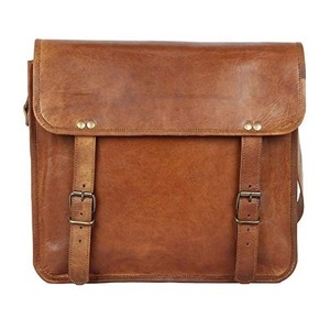 Good Quality Latest Design All Colors Eco-friendly style Leather Messenger <b>Bag</b> high Demanded anti-shrink Leather Messenger <b>Bag</b> - Product Image 6