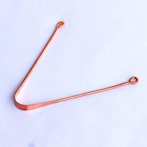 Limpiador de Lengua 100% Cobre para Adultos, Precio Competitivo, Higiene Bucal de Cobre, Raspador Ayurvédico, Origen India - Product Image 6