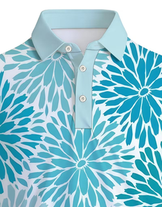 Men's Floral Print Short Sleeve for Shirt Casual Breathable 100% Cotton Regular Fit Digital Printed - Product Image 6