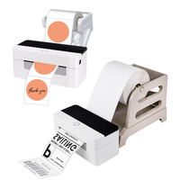 Logotipo personalizado de vela 4 pulgadas 80 Mm 3 pulgadas pegatinas Rollo impresora térmica para etiquetas de envío