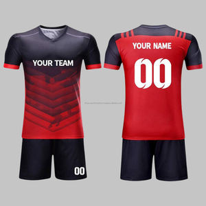 Camiseta de fútbol original personalizada, versión de jugador de manga corta para Club, camiseta de fútbol, uniforme - Product Image 3