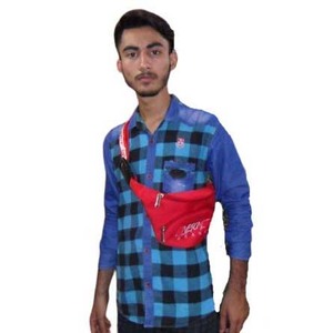 Riñonera Multifuncional de Pana Impermeable con Cierre de Cremallera, Estilo Barril, para Hombre y Mujer, Deportiva, Bandolera, con Letras, Regalo de Moda - Product Image 1