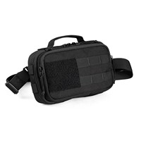 Sac bandoulière imperméable avec fermeture éclair et poignée souple, design minimaliste unisexe, fabriqué au Vietnam