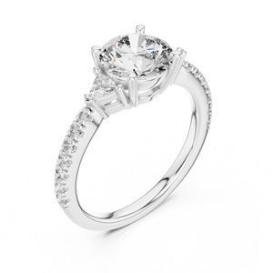 Classic 925 Sterling Silver Moissanite <b>Diamond</b> <b>Ring</b> Wholesale Engagement Jewelry Manufacturer Supplier - Product Image 4