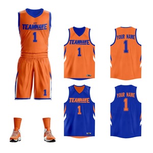 Maillots de basketball réversibles vierges pour hommes et enfants, tenues de sport d'extérieur, maillots de basketball sans manches pour garçons, vente en gros - Product Image 5