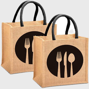 Premium Laminated Jute Shopping <b>Bag</b> with Moisture Resistant Coating - Product Image 3