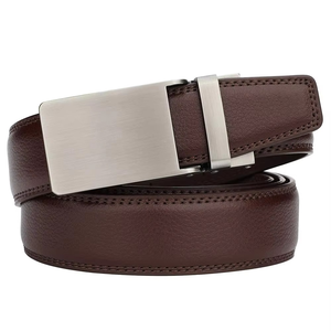 Ceinture en cuir de vache décontractée pour hommes, boucle à ardillon vintage, robuste et durable, fabriquée au Pakistan, vente en gros - Product Image 5
