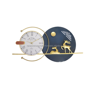 Elegante arte decorativo de pared de hierro hecho a mano colgante de pared de Metal utilizado para el hogar restaurante Oficina a precio asequible - Product Image 6