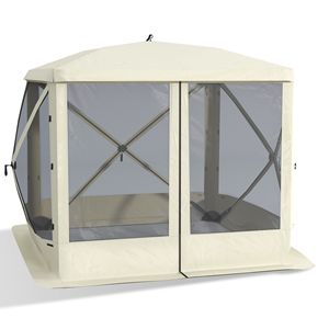 Portable 1-Person Pop up Camping <b>Canopy</b> Gazebo Easy Set-Up Screen Shelter Party <b>Tent</b> with Ventilating Mesh and Carry Bag - Product Image 1