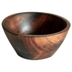 Article d'ustensiles de cuisine de décoration d'intérieur de qualité supérieure bols de service en bois bols à salade d'intérieur avec bois de mangue d'acacia poli et disponible - Product Image 4