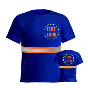 เสื้อกั๊กนิรภัยผู้ชายแบบมีโลโก้สั่งทำได้ มาตรฐาน ANSI Class 1 กันน้ำ มองเห็นได้ชัดเจน ชุดทำงานเพื่อความปลอดภัยบนท้องถนน ทนทาน - Product Image 3