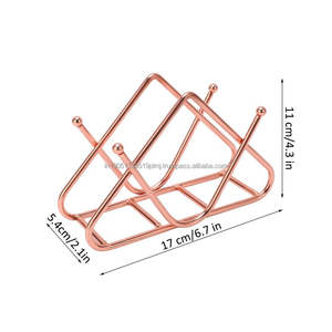 Porte-serviettes personnalisé de haute qualité Elegan Leaf Design fait à la main Boîtes à mouchoirs pour sublimation Vaisselle Porte-serviettes - Product Image 3