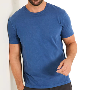 Camiseta de Manga Corta Lisa para Hombre, Cuello Redondo, Tallas Grandes, Nueva Camiseta de Color Sólido Súper Moderna para Hombre 2026 - Product Image 5