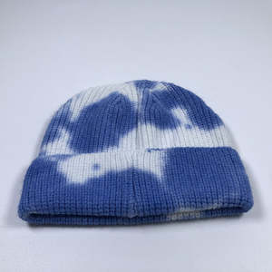 Bonnet d'hiver unisexe en acrylique tricoté à motif jacquard à pois, style tie-dye, spécial sport d'hiver, personnalisable, vente chaude - Product Image 6