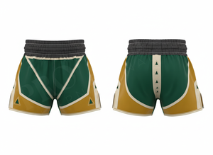 Shorts de Muay Thai à séchage rapide, respirants, confortables, coupe ample, haute performance, pour la lutte en ring, avec logo personnalisé - Product Image 2