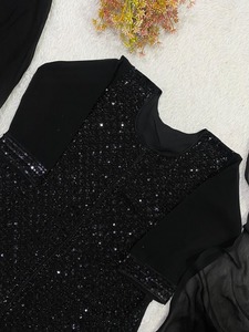 Conjunto de Boda Estilo India-Pakistán: Top de Georgette con Bordado de Lentejuelas y Palazzo con Dupatta de Georgette - Product Image 1