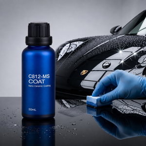 ECOWAY C812-MS 8H Polysilazane Car <b>Paint</b> Coating with 50ml Glass Bottle for Automotive Exterior Detailing Protection Shield - Product Image 4