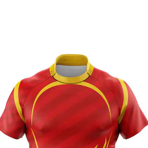 เสื้อรักบี้คุณภาพสูงแบบขายส่ง ปรับแต่งได้ตามต้องการ ระบายอากาศได้ดี สำหรับทีมชาย ทนทาน - Product Image 5