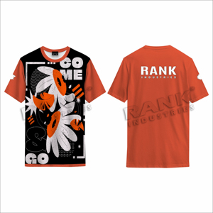 T-shirts pour hommes, coupe ample, style streetwear, 100% coton, imprimés tendance. - Product Image 3