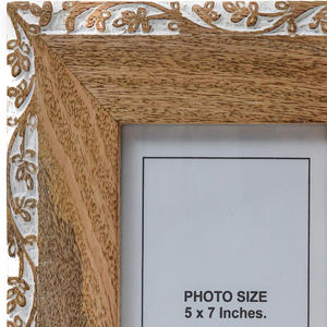 Marco de Fotos de Madera Hecho a Mano Estilo Antiguo, Decoración Rústica Vintage para el Hogar, Oficina, Mesa o Estante, Acabado Clásico Profesional - Product Image 6