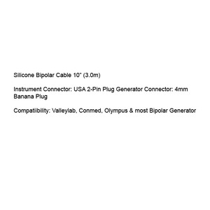 Stainless Steel Bipolar Cable for <b>Electrical</b> Wiring | Manual Use Heat-Resistant Flexible Insulated Reusable <b>Wire</b> surgical - Product Image 2