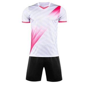 Uniforme de Fútbol Personalizado de Fábrica para Hombre y Mujer, Spandex/Algodón, Secado Rápido, Transpirable, Ligero, Antibacteriano, Manga Corta - Product Image 1