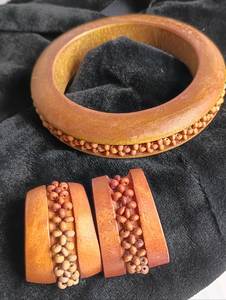Brazaletes de Madera Vintage de Alta Calidad con Diseño Premium, Acabado Pulido, Empaque Personalizado para Mujer - Product Image 3