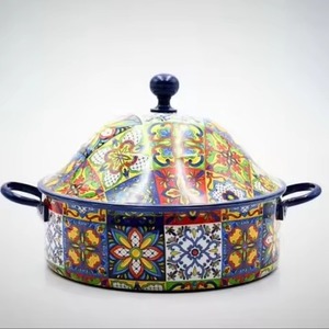 Olla de Estilo Golfo para Mantener Comida Caliente, con Diseño Floral Pastel Suave, para Decoración de Mesa de Hotel y Eid - Product Image 6