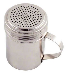 Hot Selling Item 10oz Eco-Friendly Stainless Steel Dredge Lid Salt Sugar <b>Spice</b> Pepper Shaker with Customized Logo - Product Image 1