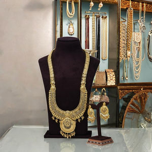 Venta al por mayor 14K 18K 24K chapado en oro formando collares largos, joyería de moda, joyería tradicional, joyería llena de oro Oro Joyeria. - Product Image 5