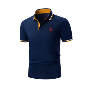 Polo homme en tissu de qualité supérieure, toucher extra doux, design tendance, idéal pour les voyages, les vacances, les sorties décontractées. - Product Image 1